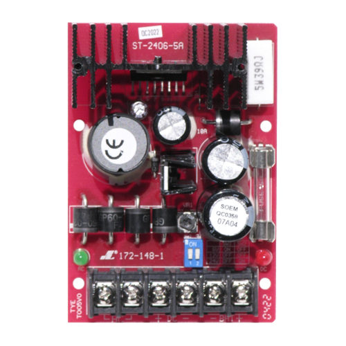 Fuente 6VDC, 12VDC ó 24VDC@5A Seco-Larm (ST-2406-5AQ)